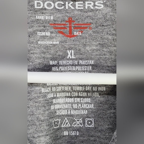 Dockers Men's Polo Shirts Size XL - Tan And Gray - Picture 4 of 6